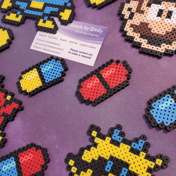 Dr. Mario Magnets - Nerdy Game Room Home Decor - Picture 7 of 8
